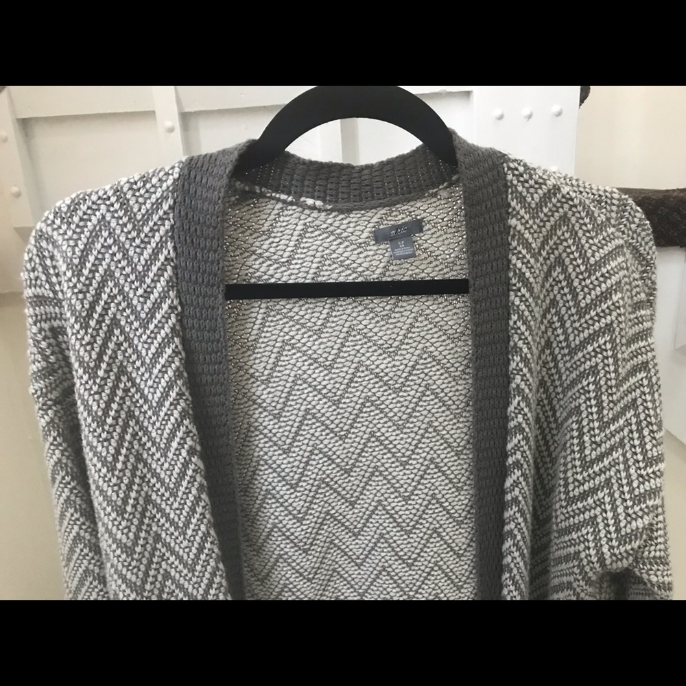 Long knit sweater